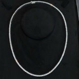 14k Gold 4.86 Ct Natural H Diamond Necklace