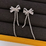 14k Gold 1.90 Ct Natural H Diamond Earrings