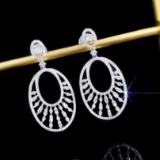 14k Gold 1 Ct Natural H Diamond Earrings