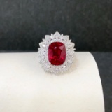 14k Gold 5.41 Ctw Natural Tourmaline & Diamond Ring/pendant
