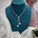14k Gold 2.70 Ctw Natural H Diamond Necklace