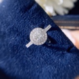 14k Gold 0.48 Ctw Natural H Diamond Ring