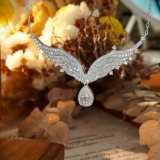 14k Gold 0.73 Ct Natural H Diamond Necklace