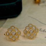 14k Gold 0.16 Ct Natural H Diamond Earrings