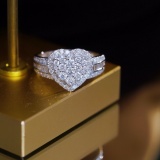 14k Gold 1.10 Ct Natural H Diamond Ring