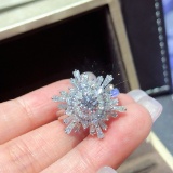 14k Gold 2.51 Ctw Natural H Diamond Ring