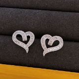 14k Gold 1 Ct Natural H Diamond Earrings