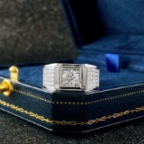 14k Gold 0.85 Ctw Natural H Diamond & Men¡¯s Ring