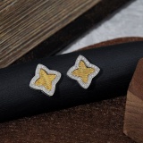 14k Gold 0.22 Ct Natural H Diamond Earrings