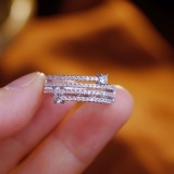 14k Gold 0.60 Ct Natural H Diamond Ring