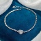 14k Gold 0.75 Ct Natural H Diamond Bracelet