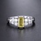 14k Gold 1.58 Ctw Natural Chrysoberyl & Diamond Ring
