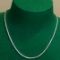 14k Gold 5 Ct Natural H Diamond Necklace