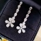14k Gold 0.7 Ct Natural H Diamond Earrings