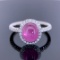 14k Gold 2.99 Ctw Natural Ruby & Ruby Ring