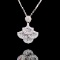14k Gold 0.5 Ct Natural H Diamond Pendant