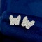 14k Gold 0.3 Ct Natural H Diamond Earrings