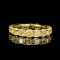14k Gold 6.00 Ct Natural Yellow Diamond Ring