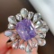 14k Gold 3.61 Ctw Natural Sapphire & Diamond Ring