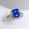 14k Gold 1.73 Ct Natural Tanzanite & Diamond Ring