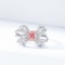 14k Gold 0.89 Ctw Natural Pink Diamond & Diamond Ring