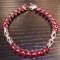 14k Gold 9.8 Ct Vivid Red Natural Ruby & Diamond Bracelet