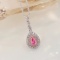 14k Gold 0.36 Ctw Natural Pink Diamond & Diamond Necklace