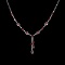 14k Gold 5.33 Ctw Natural Ruby & Diamond Necklace