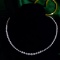 14k Gold 3 Ct Natural H Diamond Necklace