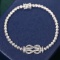 14k Gold 1 Ct Natural H Diamond Bracelet