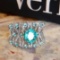 14k Gold 1.86 Ctw Natural Paraiba Tourmaline & Diamond Ring