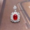 14k Gold 1.95 Ctw Natural Ruby & Diamond Pendant