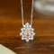 14k Gold 0.41 Ctw Natural Pink Diamond & Diamond Necklace