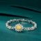 14k Gold 4.12 Ctw Natural Yellow Diamond & Diamond Bracelet