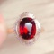 14k Gold 4.28 Ct Natural Tourmaline & Diamond Ring/pendant