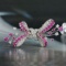14k Gold 2.60 Ctw Natural Ruby & Diamond Brooch/pendant