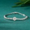 14k Gold 1.95 Ctw Natural H Diamond Bracelet