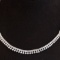 14k Gold 10.00 Ct Natural H Diamond Necklace