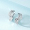 14k Gold 0.40 Ctw Natural H Diamond Earrings