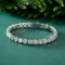 14k Gold 5.75 Ctw Natural H Diamond Bracelet