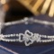 14k Gold 1.3 Ct Natural H Diamond Bracelet