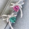 14k Gold 4.4 Ctw Natural Tourmaline & Diamond Earrings