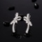 14k Gold 0.52 Ctw Natural H Diamond Earrings
