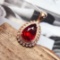 14k Gold 4.88 Ct Natural Tourmaline & Diamond Pendant