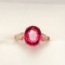 14k Gold 3.01 Ct Natural Tourmaline & Diamond Ring