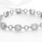 14k Gold 3.16 Ctw Natural H Diamond Bracelet