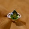 14k Gold 5.98 Ctw Natural Tourmaline & Diamond Ring