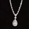 14k Gold 1 Ct Natural H Diamond Necklace