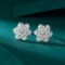 14k Gold 0.90 Ctw Natural H Diamond Earrings