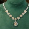 14k Gold 5.53 Ct Natural Color Diamond Necklace